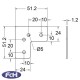 L-Joiner Bracket with 24mm Legs - Pack of 4